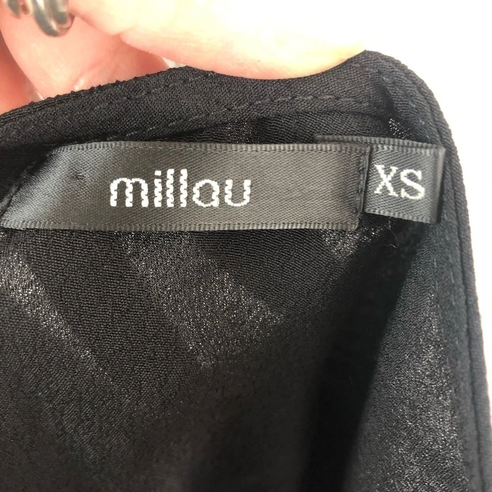LF Millau crochet open back tank